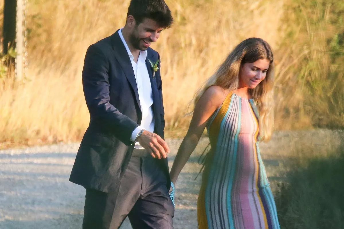 Piqué y Clara Chía