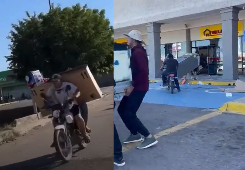 Saquean comercios de Culiacán tras captura de Ovidio Guzmán