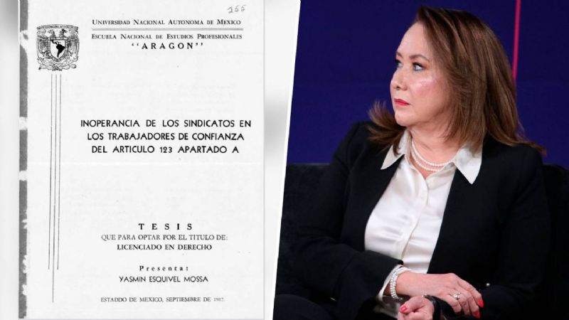 UNAM confirma plagio en la tesis de la ministra Yasmín Esquivel Mossa