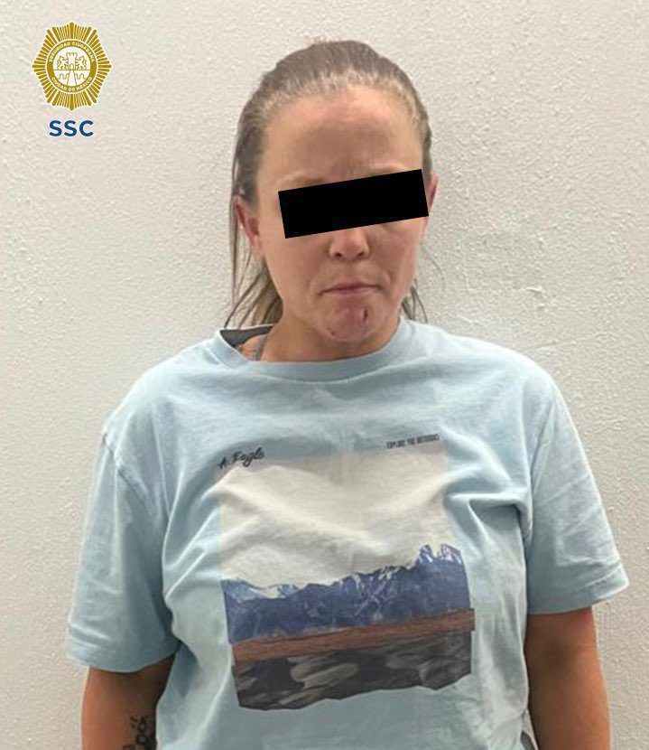 Detienen en la CDMX a una mujer buscada en Estados Unidos