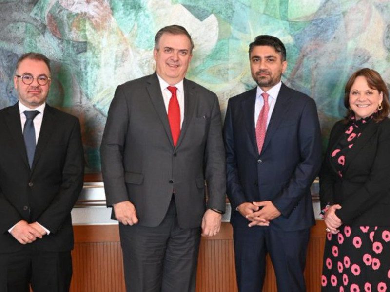 Trae Ebrard ‘buenas noticias’ tras reunión con directivos de Tesla