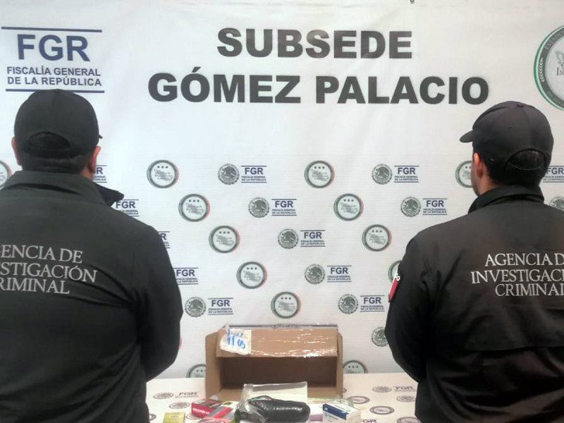 Transportan fentanilo en maletero de autobús