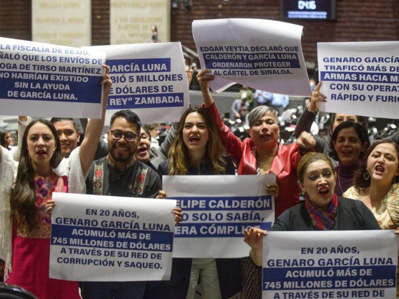 Así celebraron diputados de Morena el fallo contra García Luna