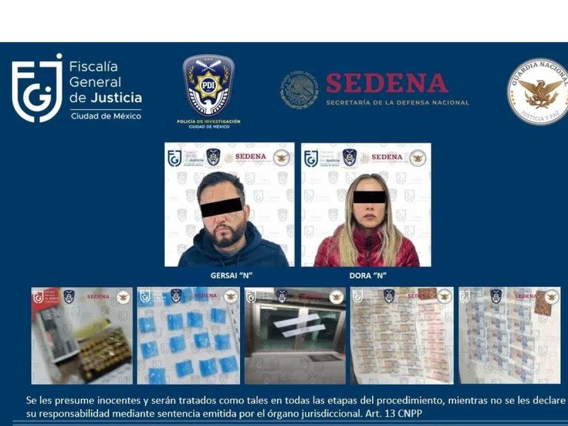 Detienen a dos presuntos narcomenudistas en Iztapalapa