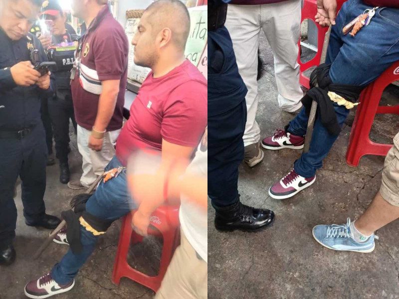 Balean a uno en Metro Chabacano