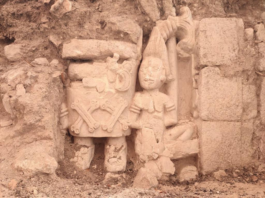 Descubren figura prehispánica en Yucatán