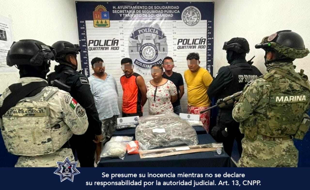 Este fin de semana detienen a 10 personas con droga en Playa del Carmen