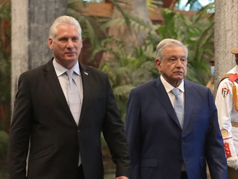 López Obrador recibirá a Miguel Díaz-Canel en Campeche.