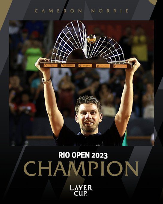 Cameron Norrie campeón del torneo ATP 500 de Río de Janeiro