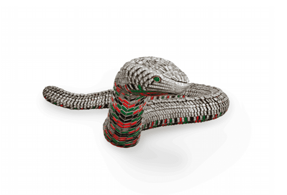 Collar de Cartier con forma de serpiente.
