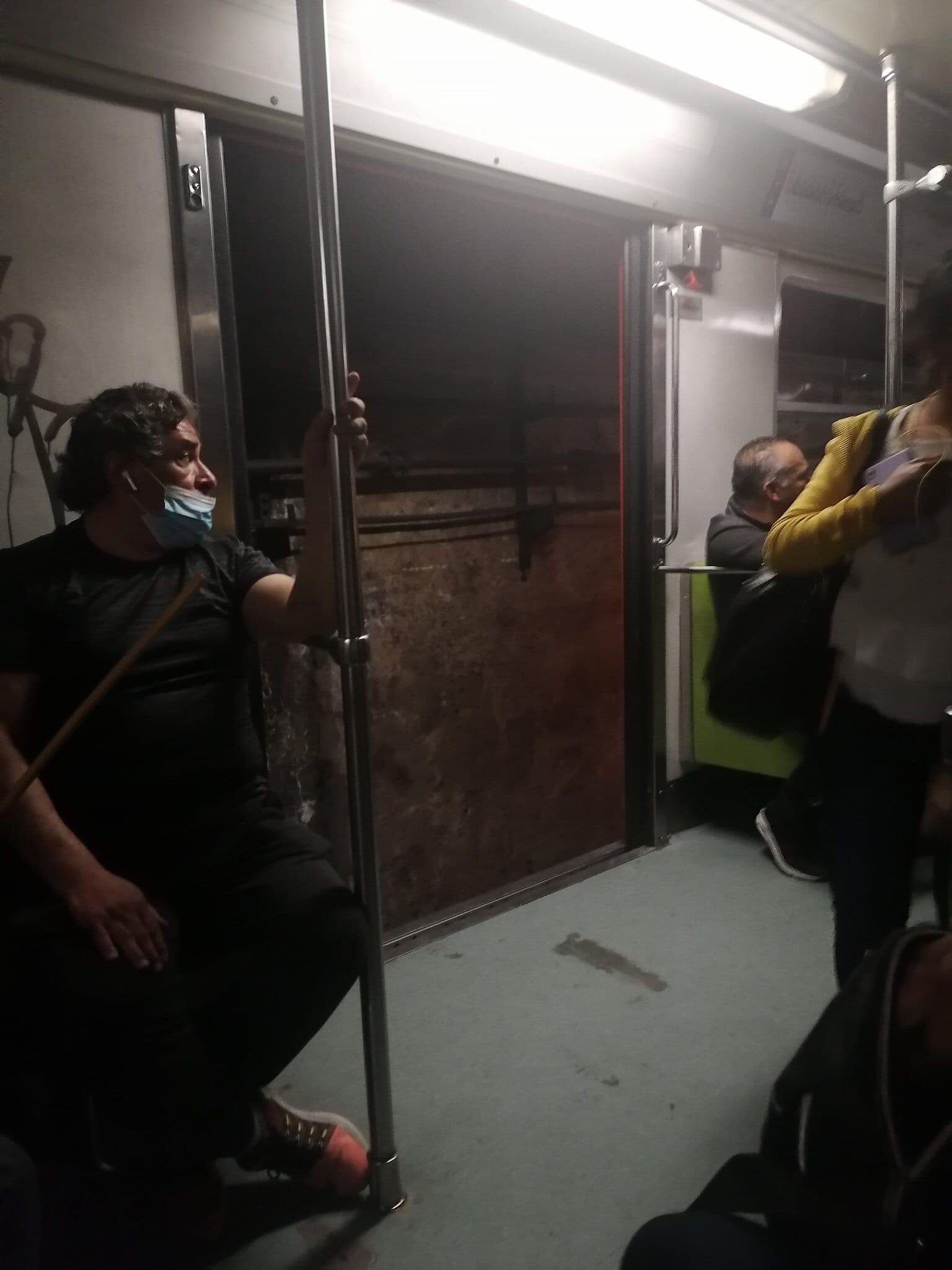 Otra falla en la línea 9 del metro