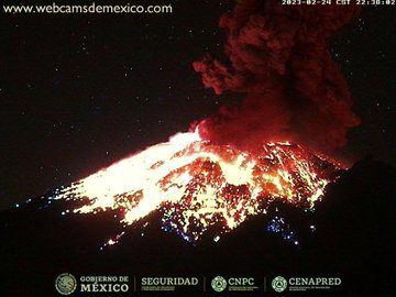 Enciende el Popo semáforo de alerta volcánica