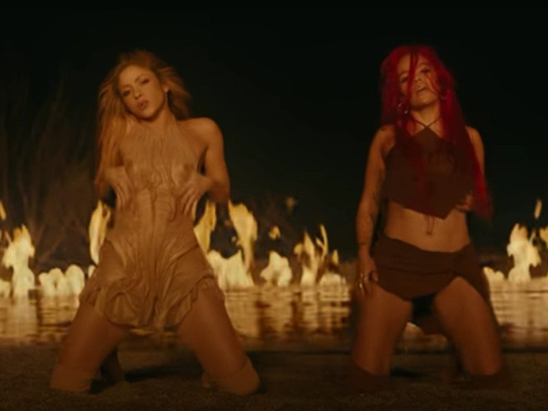 Fans de Shakira y Karol G ofendidos por dibujo; aseguran es una burla para las cantantes