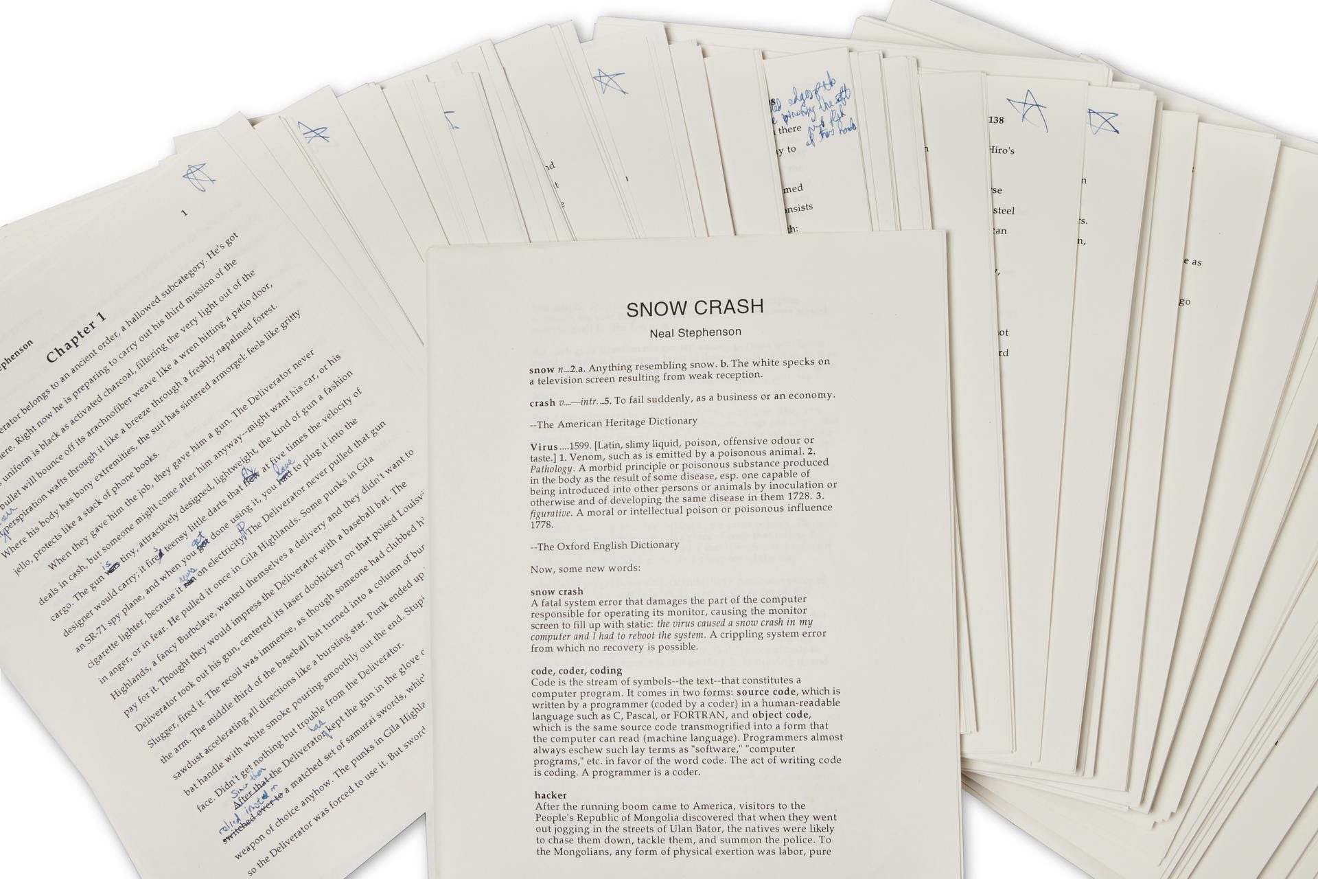 Subastarán manuscrito de la novela que acuñó la palabra “Metaverso”