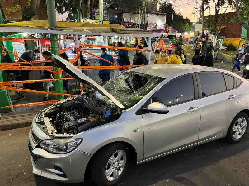 Atropella a 6 personas en puesto de tacos en calzada Ermita Iztapalapa