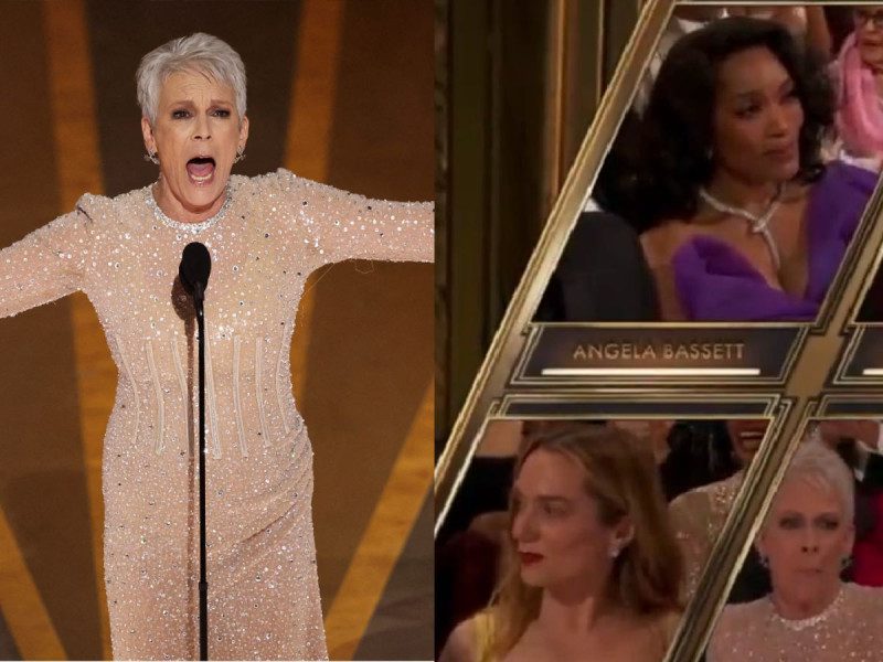 Jamie Lee Curtis gana Oscar y Angela Bassett no soportó