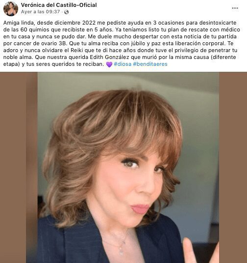 ¿Verónica del Castillo se anuncia con muerte de Rebecca Jones?