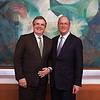 Recibe Ebrard a Larry Fink, presidente de BlackRock