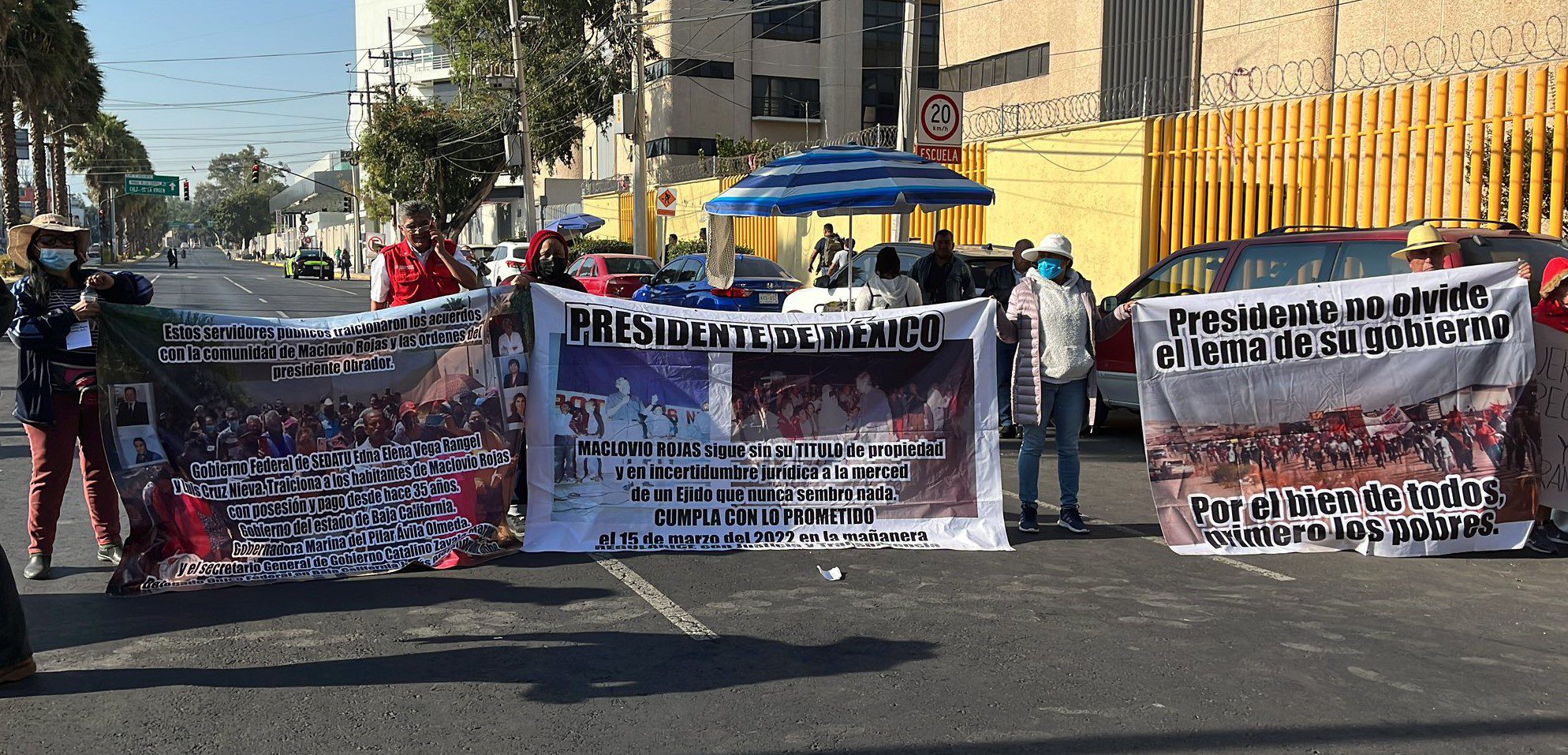 Tijuanenses demandan atención de la SEDATU en CDMX