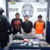 Detienen a tres sujetos con droga y arma en Playa del Carmen