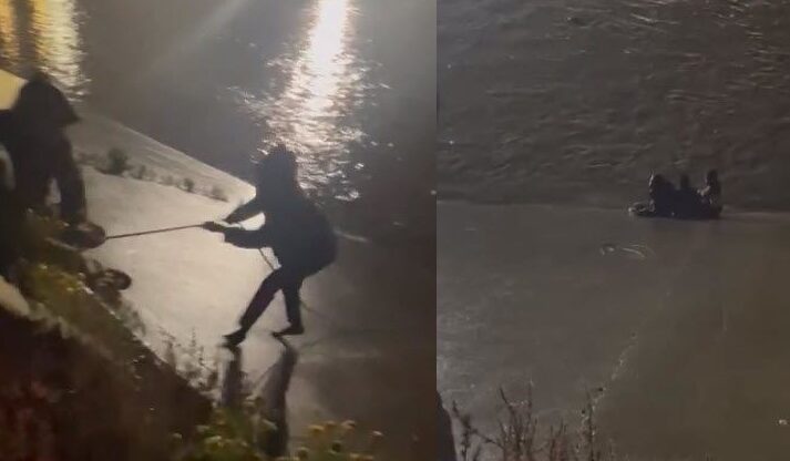 Rescatan a familia de Angola de la corriente del Río Tijuana