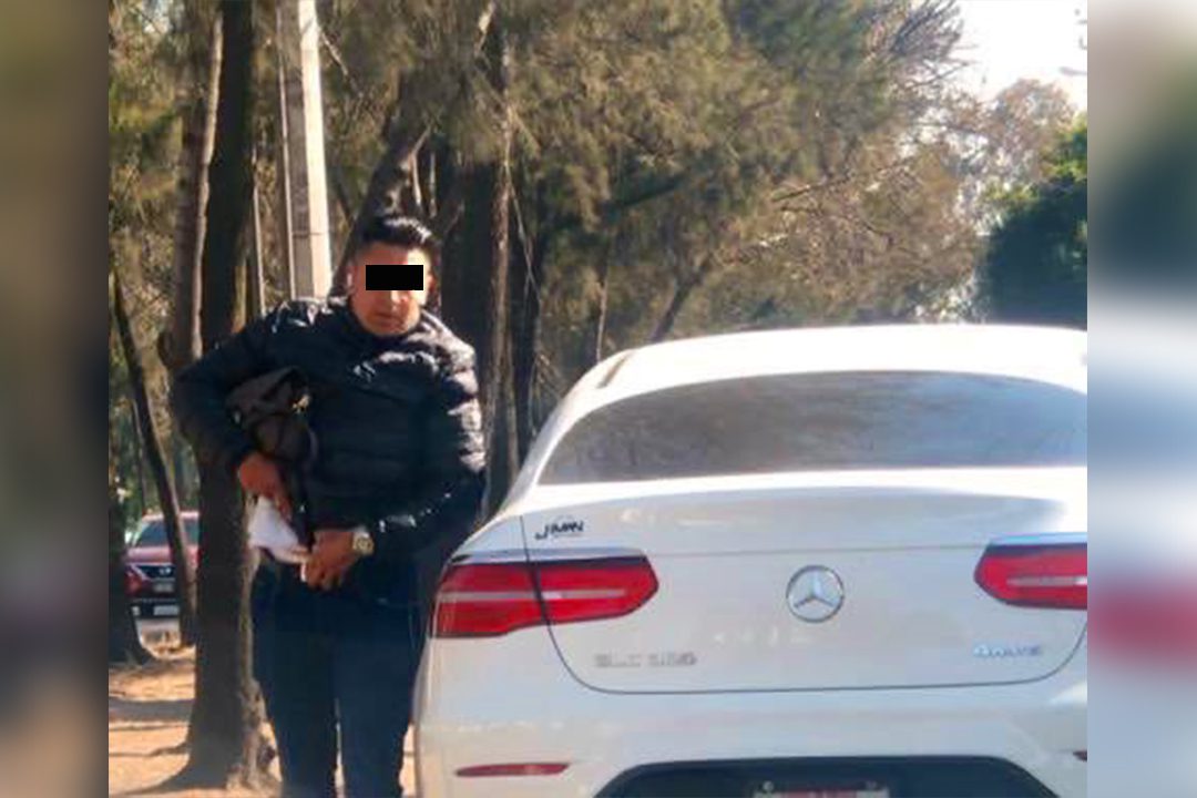 Atrapan a asaltante de un automovilista