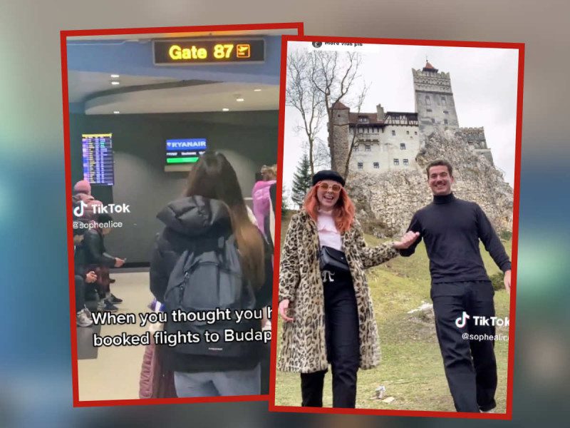 Tiktoker termina en Bucarest por confusión