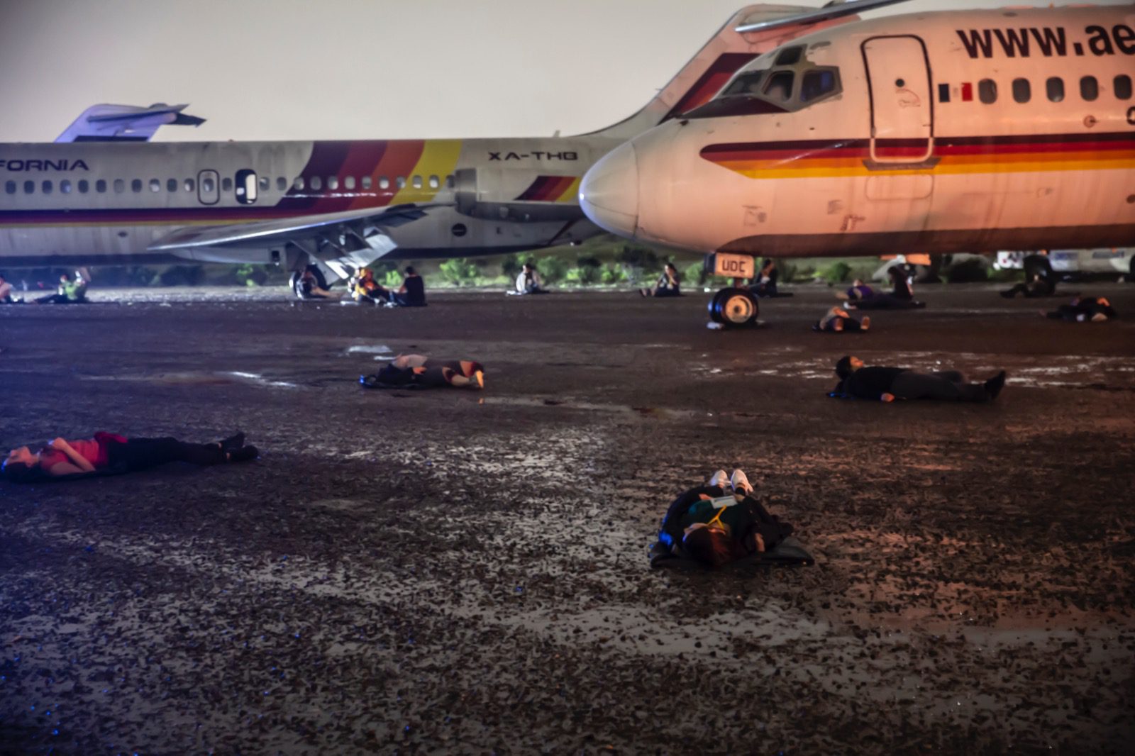 Con choque de dos aviones, preparan a rescatistas en Baja California