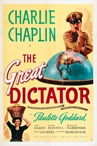 Restauran la cinta “El gran dictador”, de Charlie Chaplin