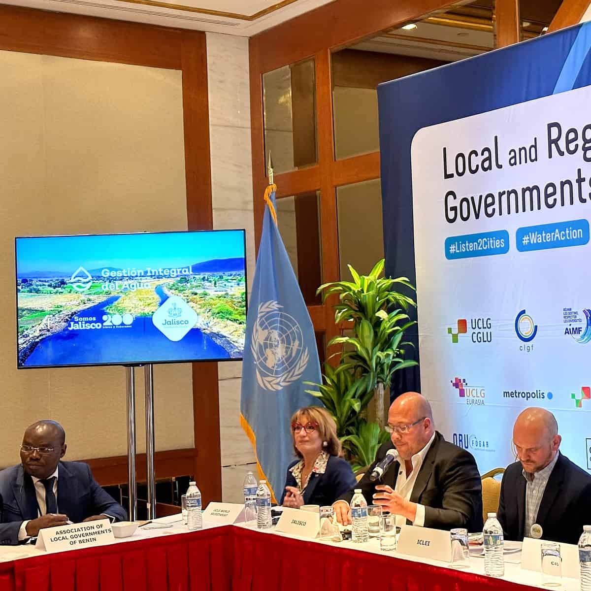 Gobierno de Jalisco presenta a ONU proyectos para garantizar el agua