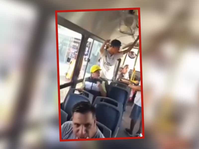 Asaltantes de transporte público son bajados a golpes