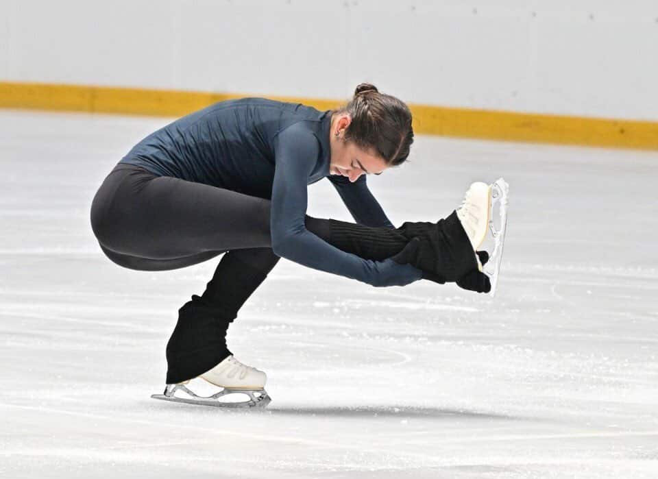 La patinadora Andrea Astrain competirá en la categoría mayor por primera vez