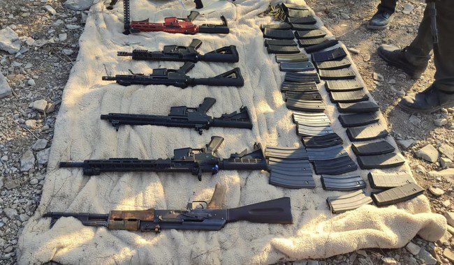 Aseguran armas largas en Nuevo León