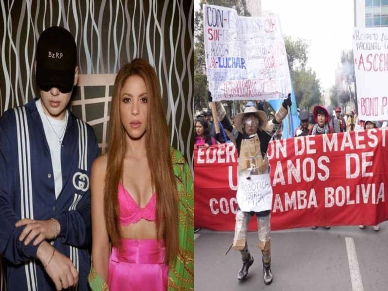 Profesores de Bolivia protestan cantando el tema que Shakira dedicó a Piqué