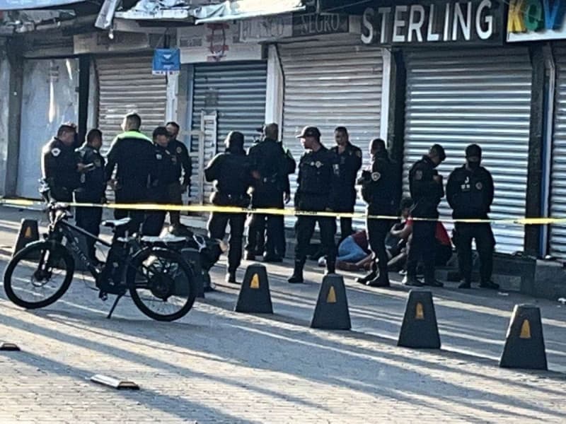 Balacera en el centro de la CDMX deja dos muertos