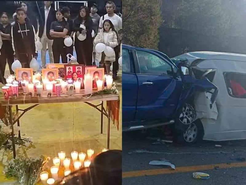 Mueren 4 niños basquetbolistas en accidente automovilístico