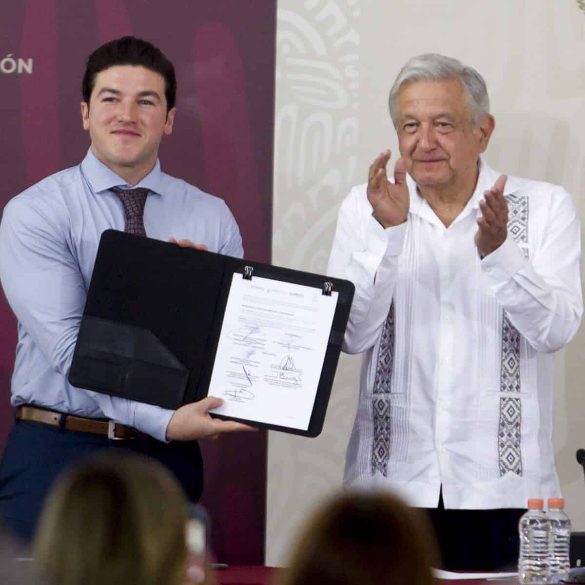 López Obrador visitará Nuevo León, así lo anunció Samuel García