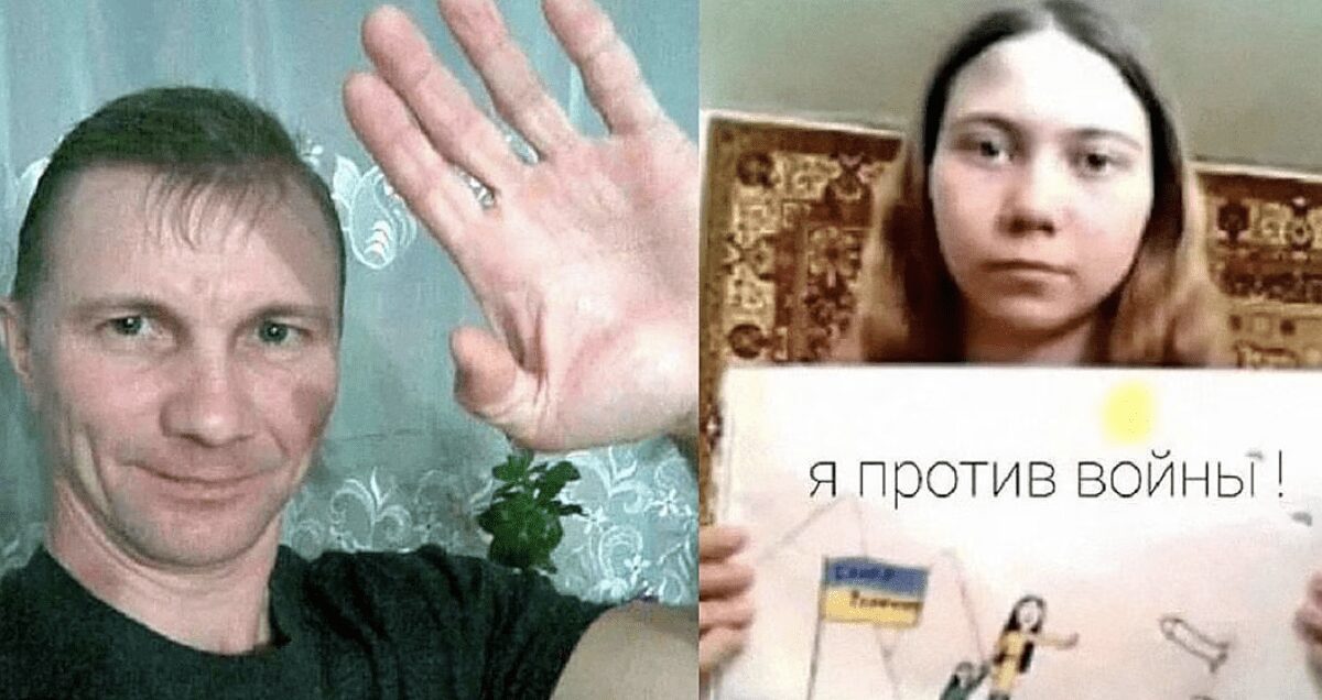 Condenan a prisión a hombre ruso por dibujo que hizo su hija en contra la guerra de Ucrania