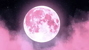 La “Luna Rosa” de abril de 2023