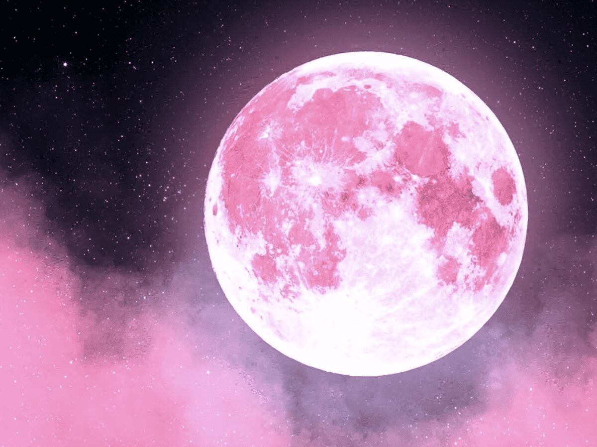 La “Luna Rosa” de abril de 2023