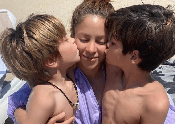 Shakira pide que no acosen a sus hijos Milan y Sasha