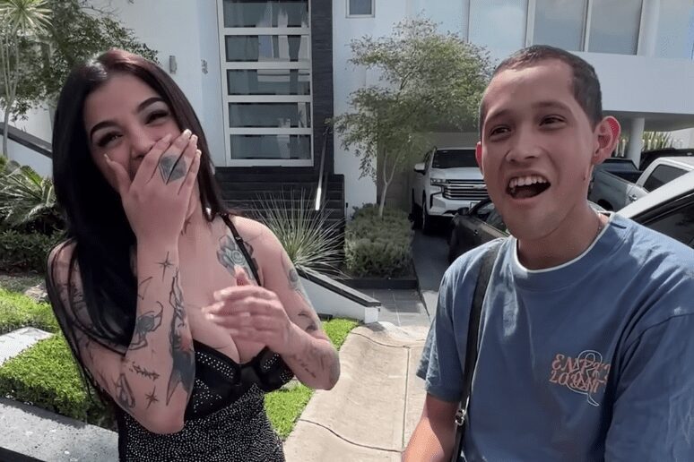 Fanático se desmaya al conocer a Karely Ruiz