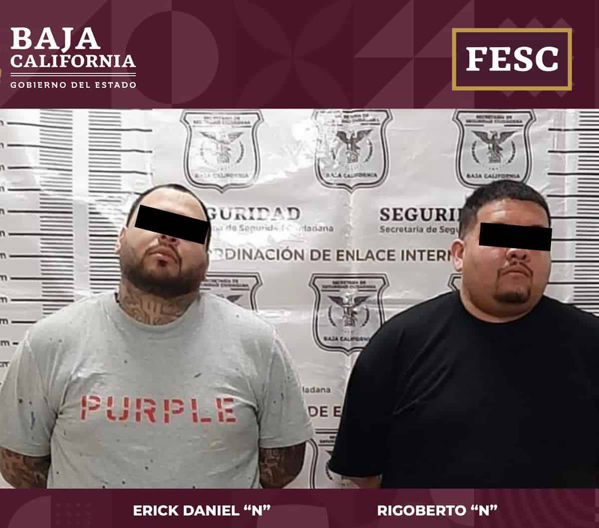 Tres estadounidenses buscados por diversos delitos son capturados