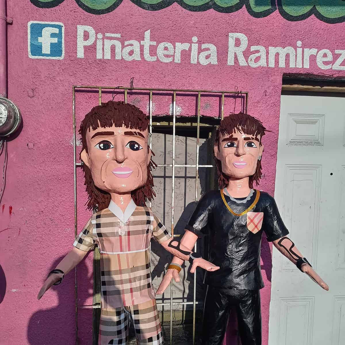 Buscando ir a la moda, así luce la piñata de Peso Pluma