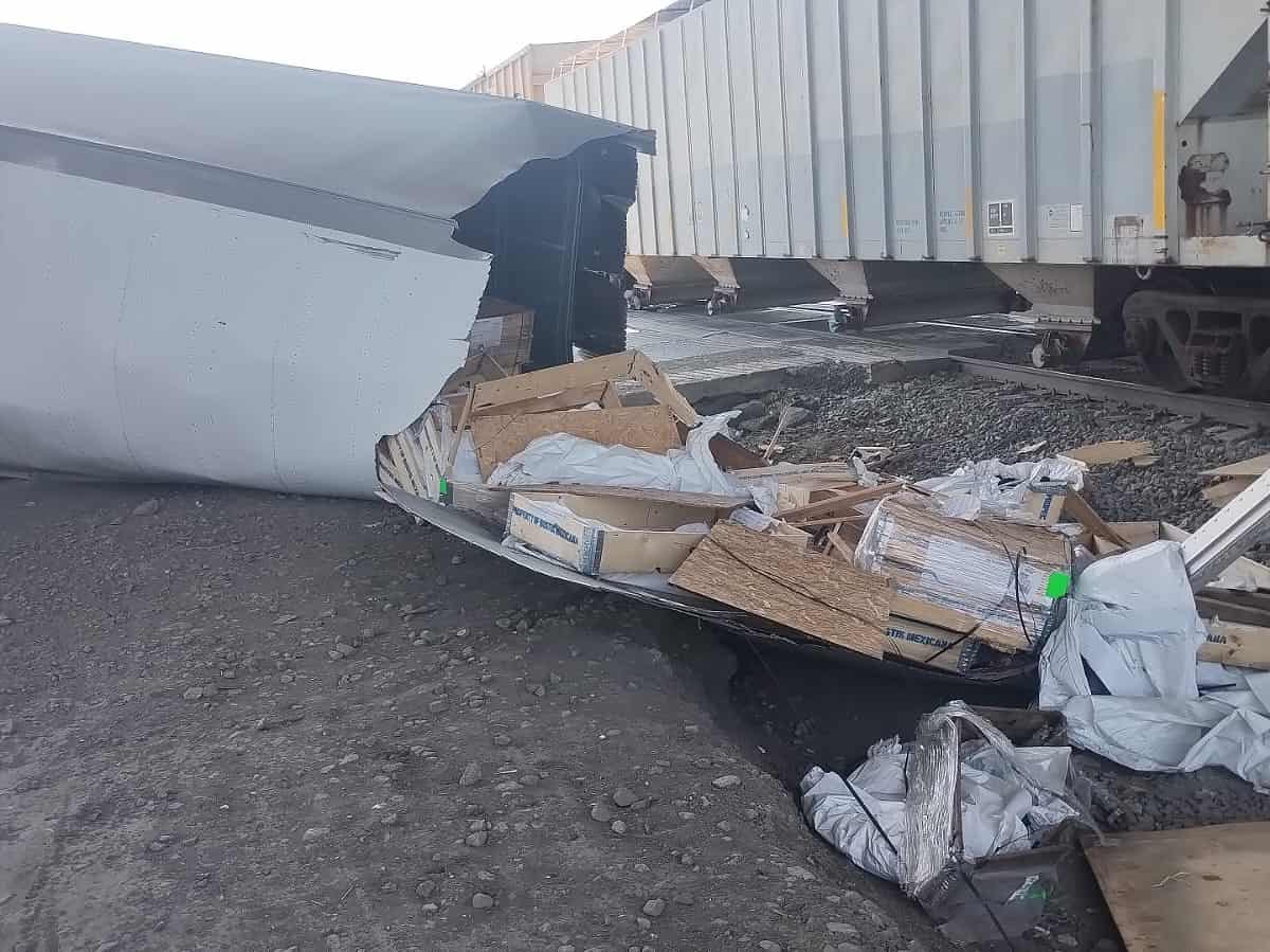 Accidente ferroviario en Nuevo León