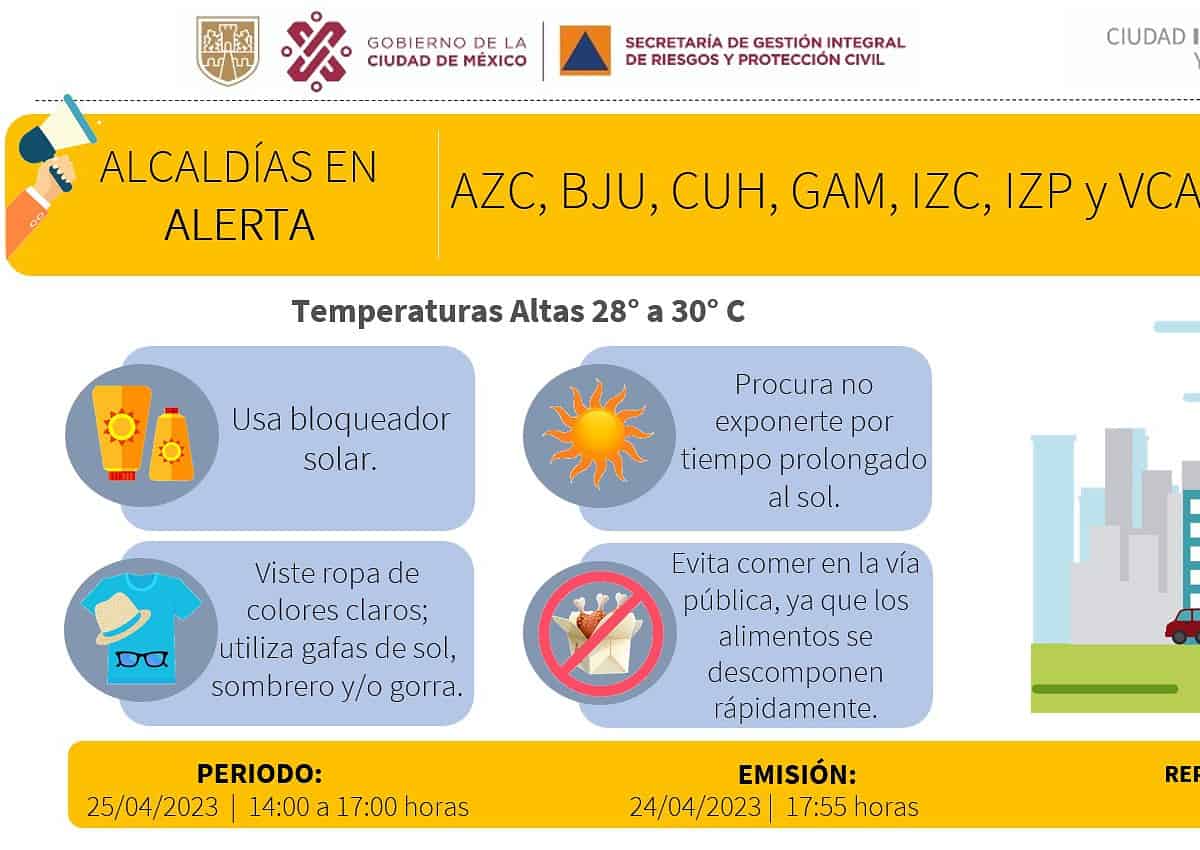 Ascenderá la temperatura en CDMX