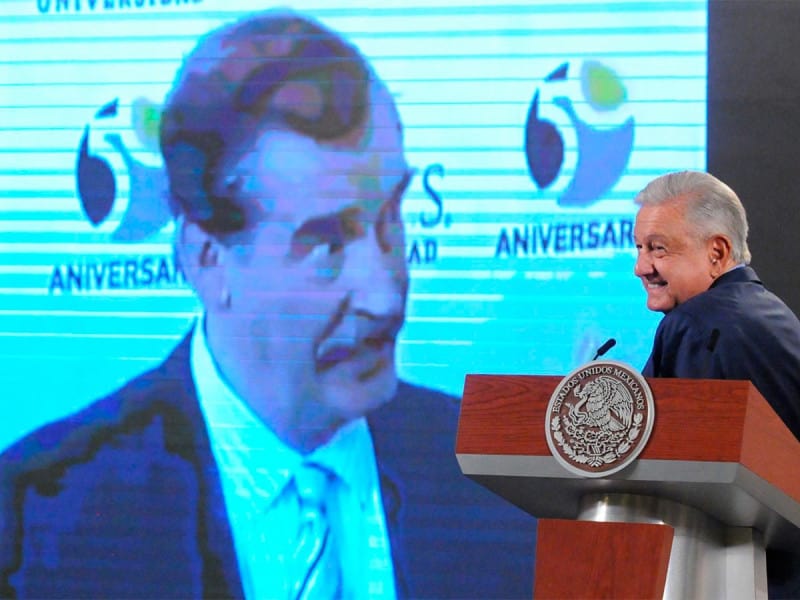 AMLO critica a Fox sus negocios con cannabis