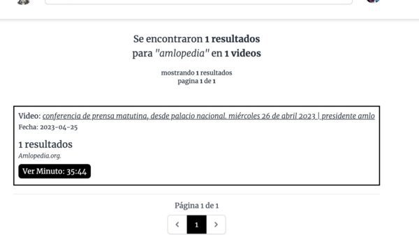 Amlopedia, buscador con Inteligencia Artificial para conocer todo lo de las mañaneras