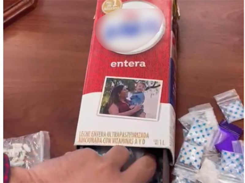 Atrapan a dos hombres en Nezahualcóyotl por esconder droga en la leche