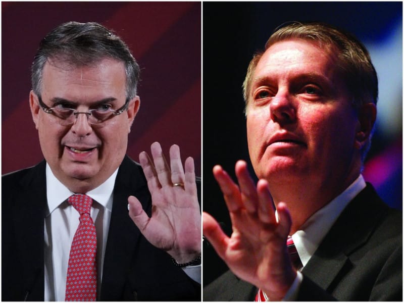 Ebrard responde al senador Lindsey Graham